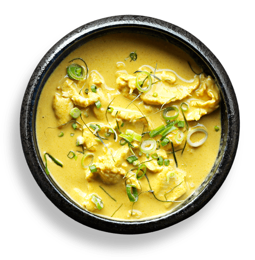 Kids portion - Yellow curry chicken