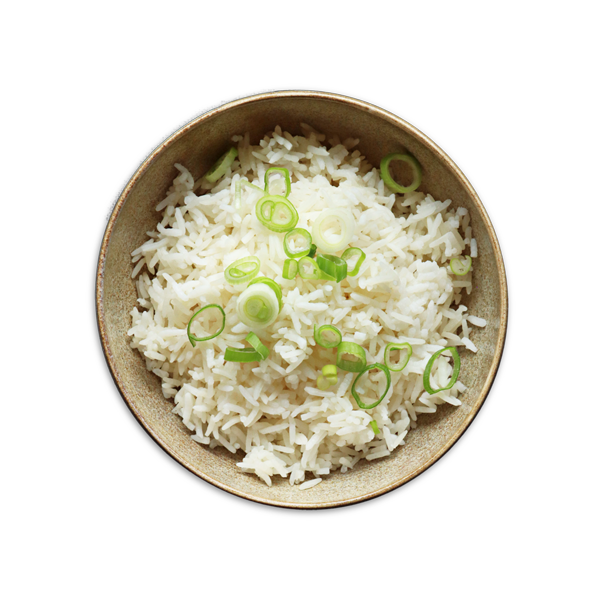 Kogte hvide ris